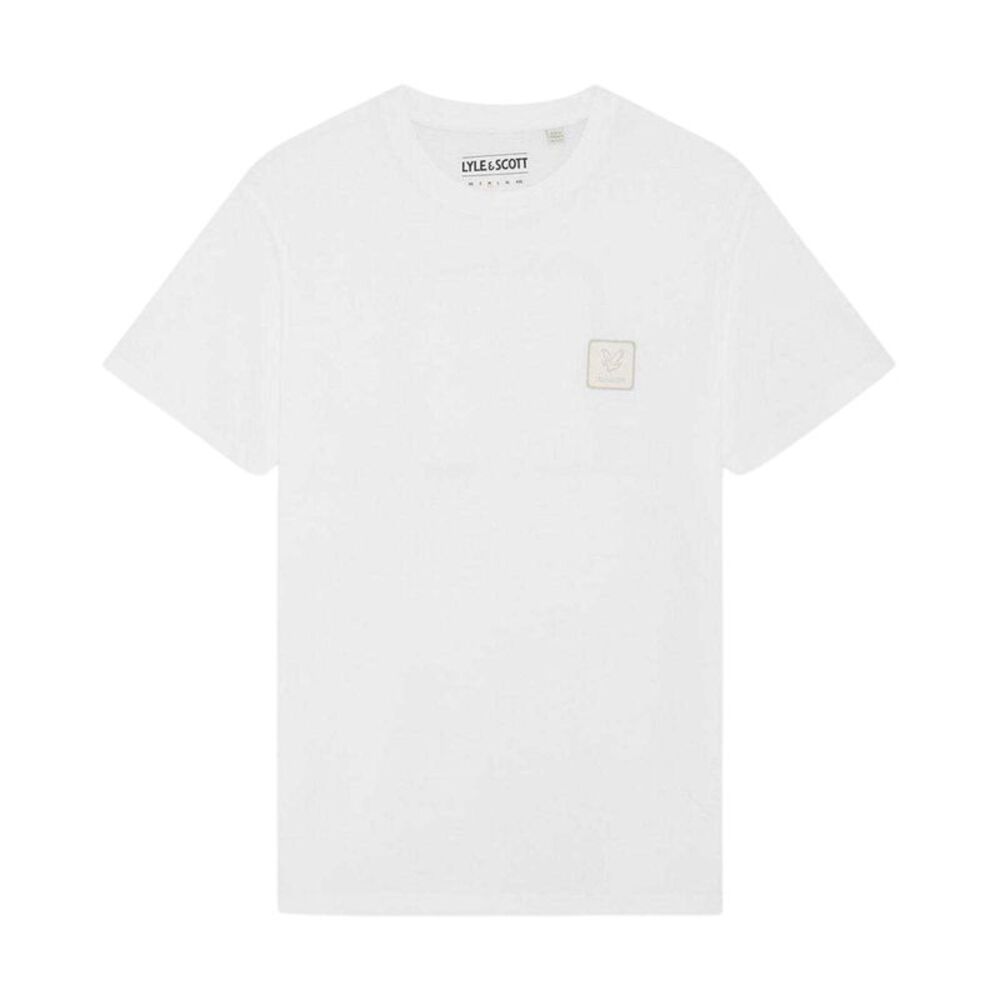 Lyle & Scott Mens Back Print Regular T-Shirt / White
